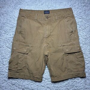 Levi's Shorts Mens 30 Cargo 6 Pocket Belt Loops Flap Pockets Everyday Casual
